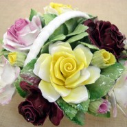 美品】ロイヤルドルトン 薔薇 置物 アンティーク 美品】ロイヤル