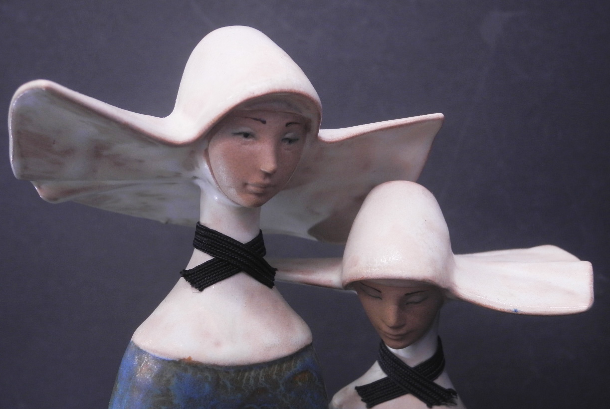 豊富な通販○◎稀少!リヤドロ LLADRO [ 修道女 ] 置物 フィギュリン 西洋陶磁 陶器人形 オブジェ リヤドロ