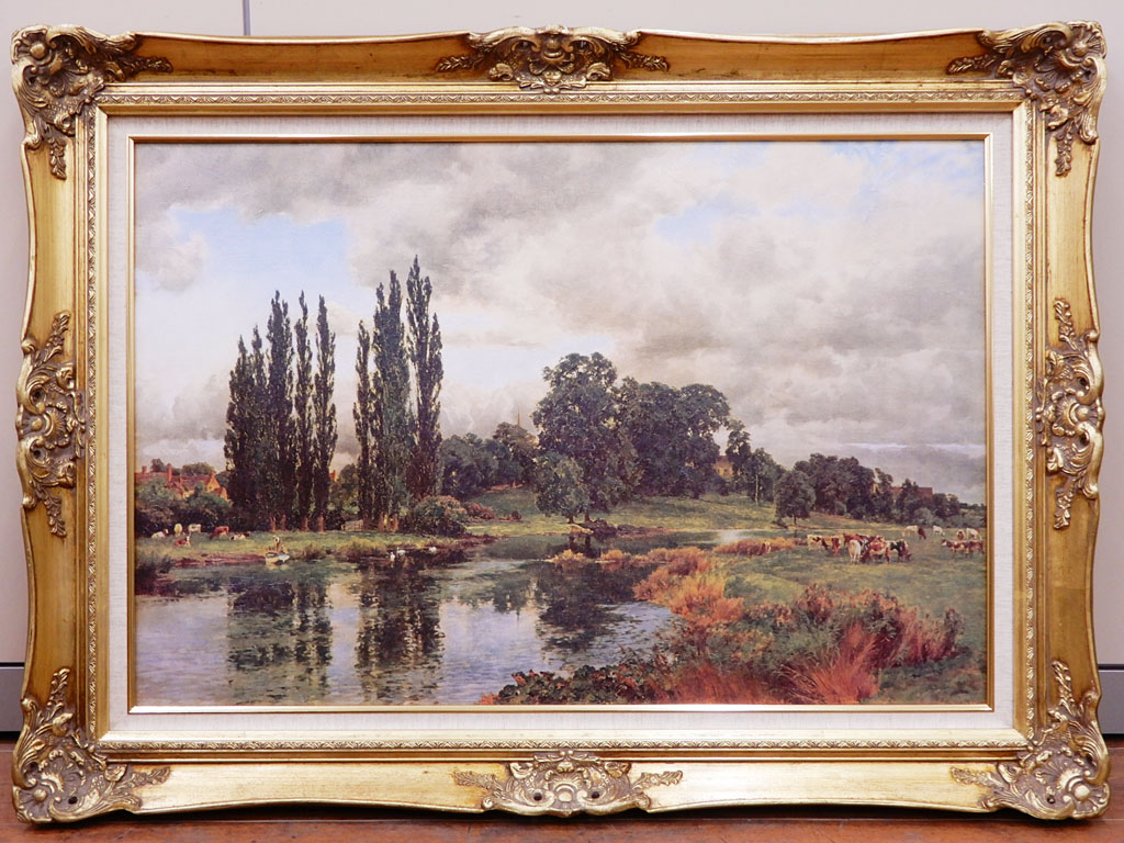 保護エイヴォン川　作:アルフレッド・ウィリアム・パーソンズ 自然、風景画