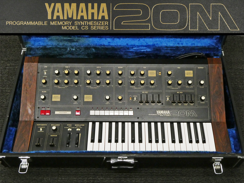 YAMAHA アナログシンセサイザー CS20M - 鍵盤楽器