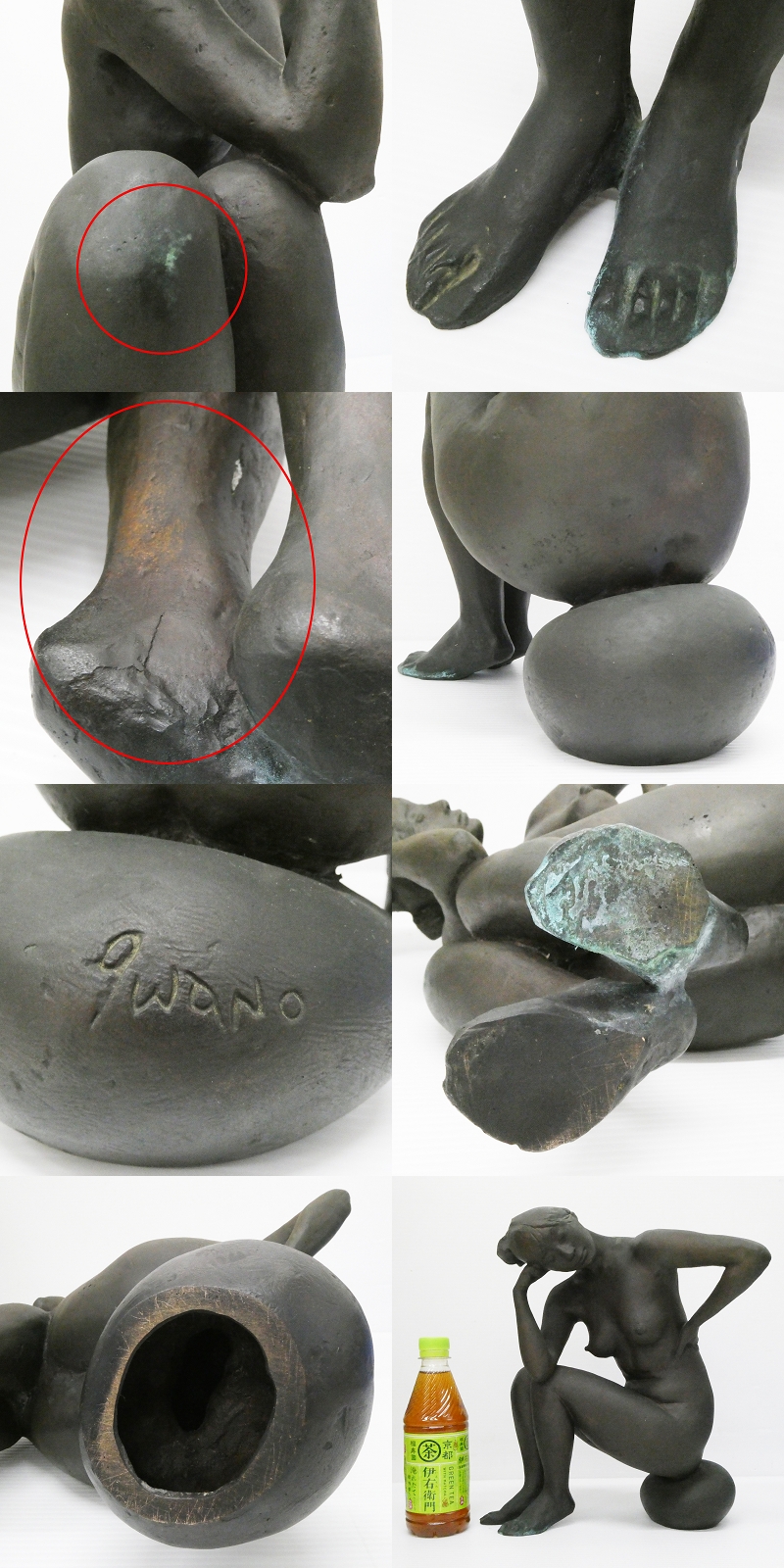 勇*庫様 【希少・限定品】Dale J. Evers ブロンズ像 ザトウクジラ 勇
